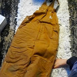 Carhart Duck bib overalls 36×32